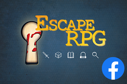 page facebook d'EscapeRPG